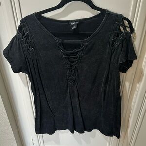 Lace top detail top
